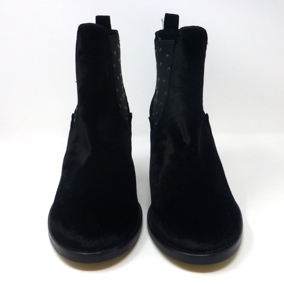 Musse & Cloud Studded Boot Black Velvet Spain NEW - Picture 5 of 8